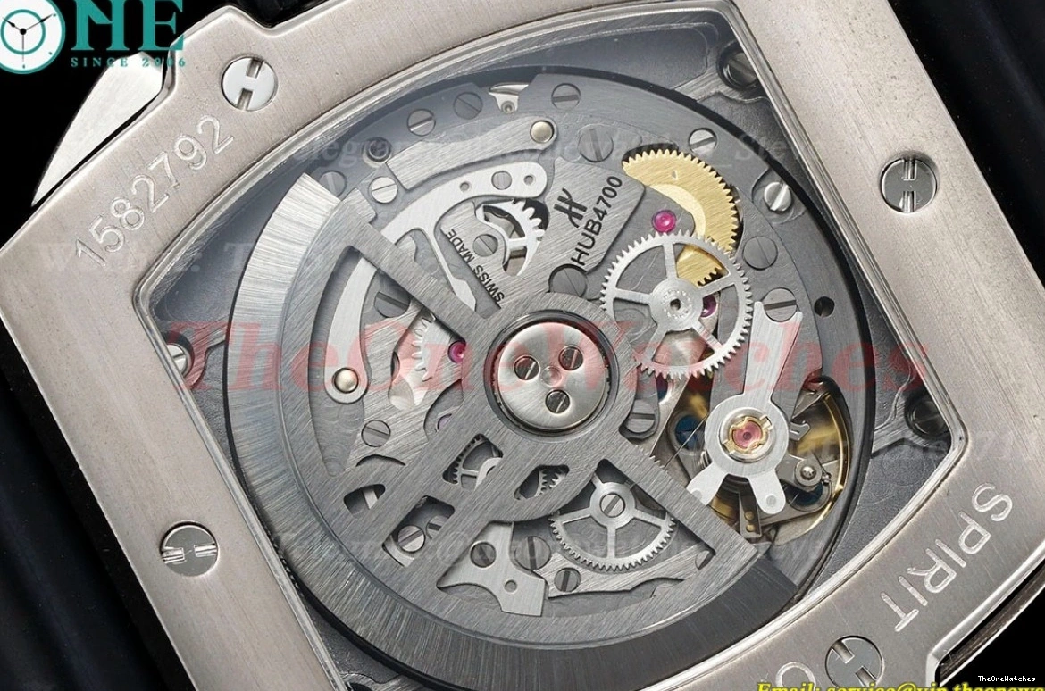 Mod BBF TI 42mm Dial Chrono Bang Spirit of Big A7750 Skeleton RU 1207